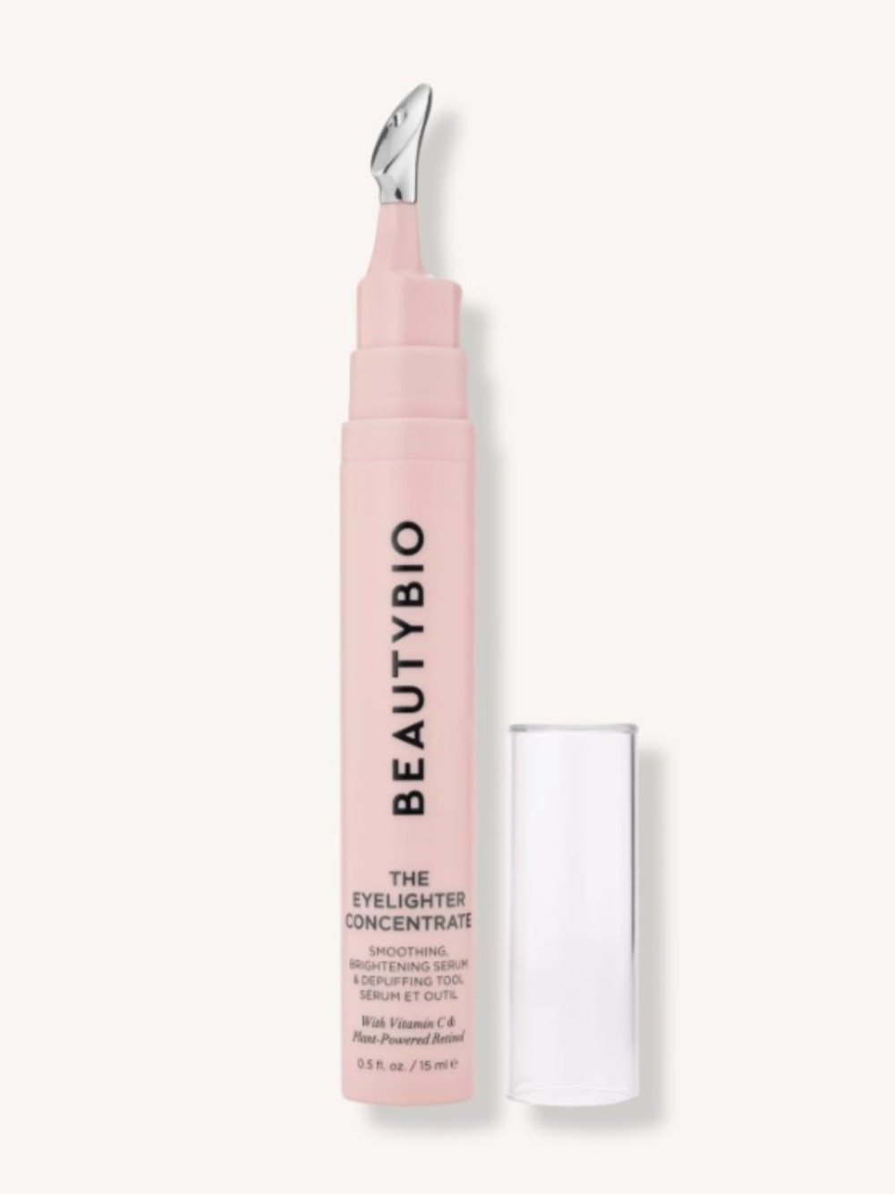 Authentic Beautybio The Eyelighter Concentrate Serum & Depuffing Tool 15 ml